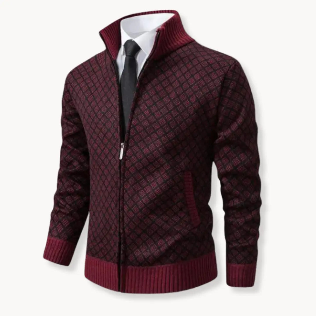 Dale | Men's Full-Zip Stand Collar Knit Jacket