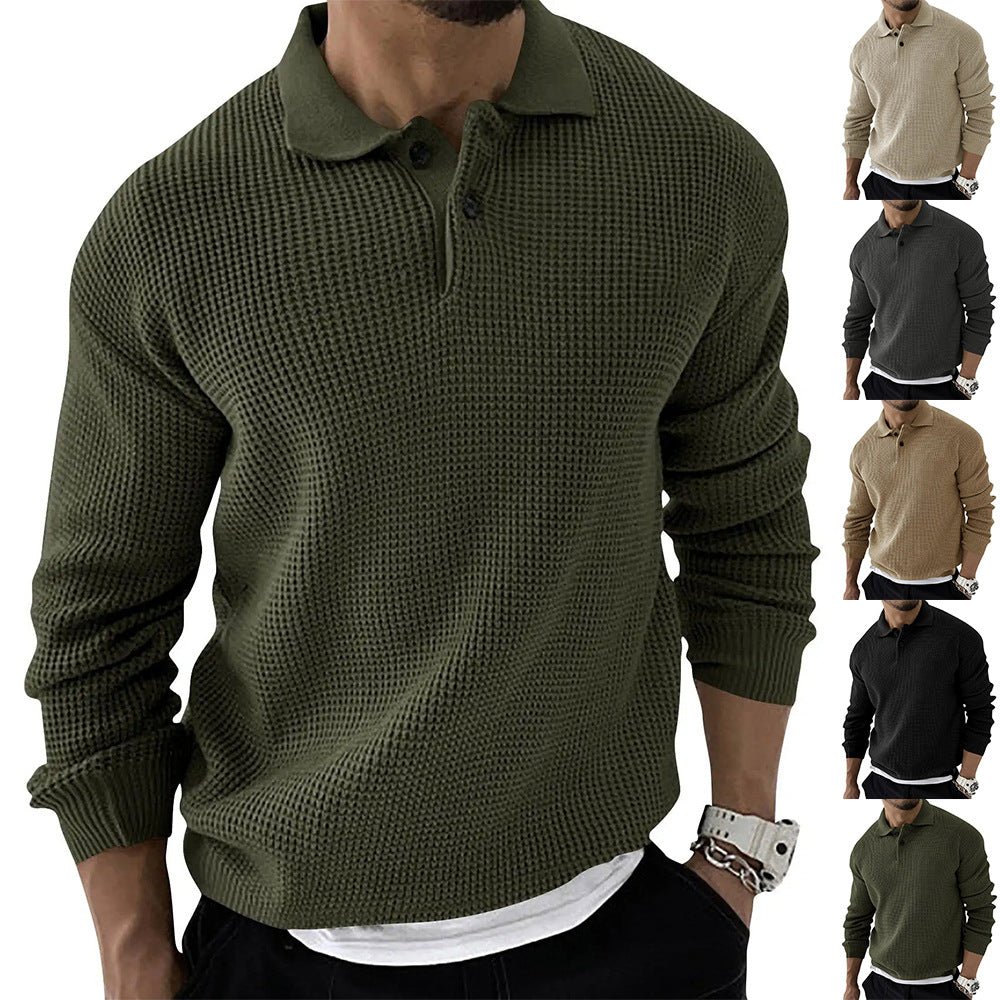 Geoffrey | Men's Button-Down Polo Jumper