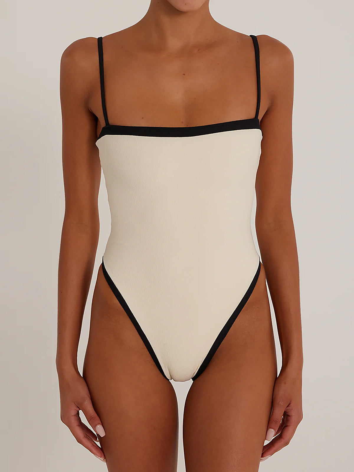 Bloc | Chic Square Neck One Piece Swimsuit