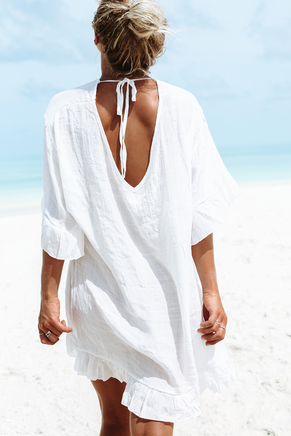 Ivory | Lightweight Swimsuit Cover Up Beach Dress