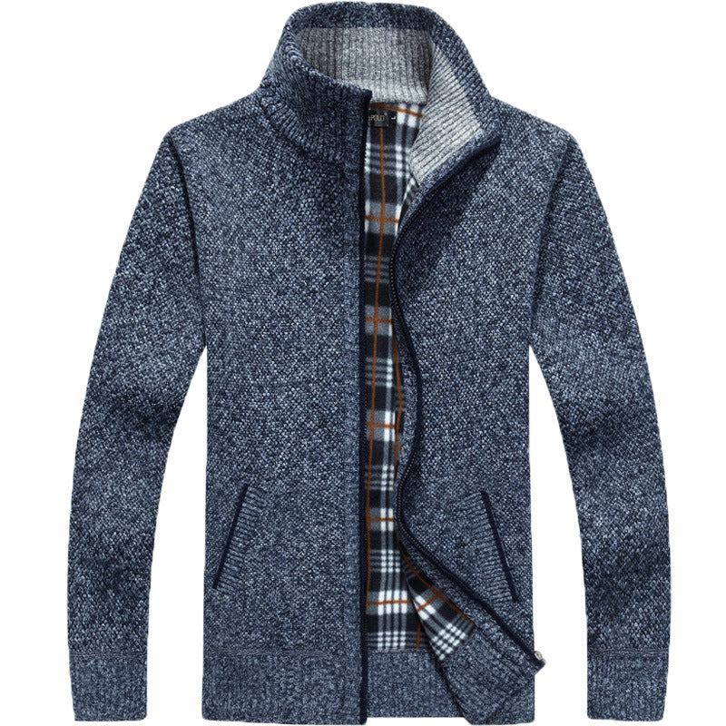 Kaleb | Men's Stand Collar Full Zip Jacket