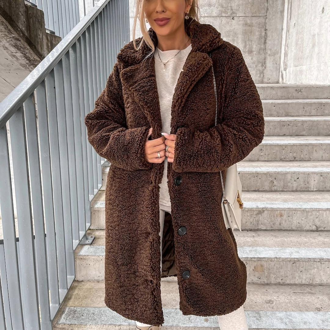 Sloane | Women's Oversized Teddy Coat