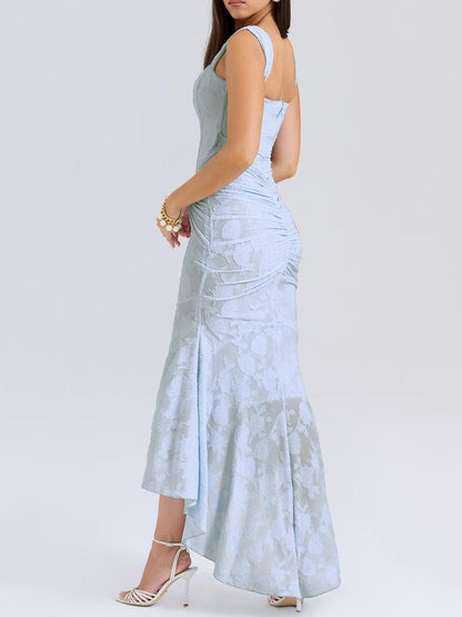 Jasmine | Off Shoulder Lace Boned Corset Wedding Guest Dress