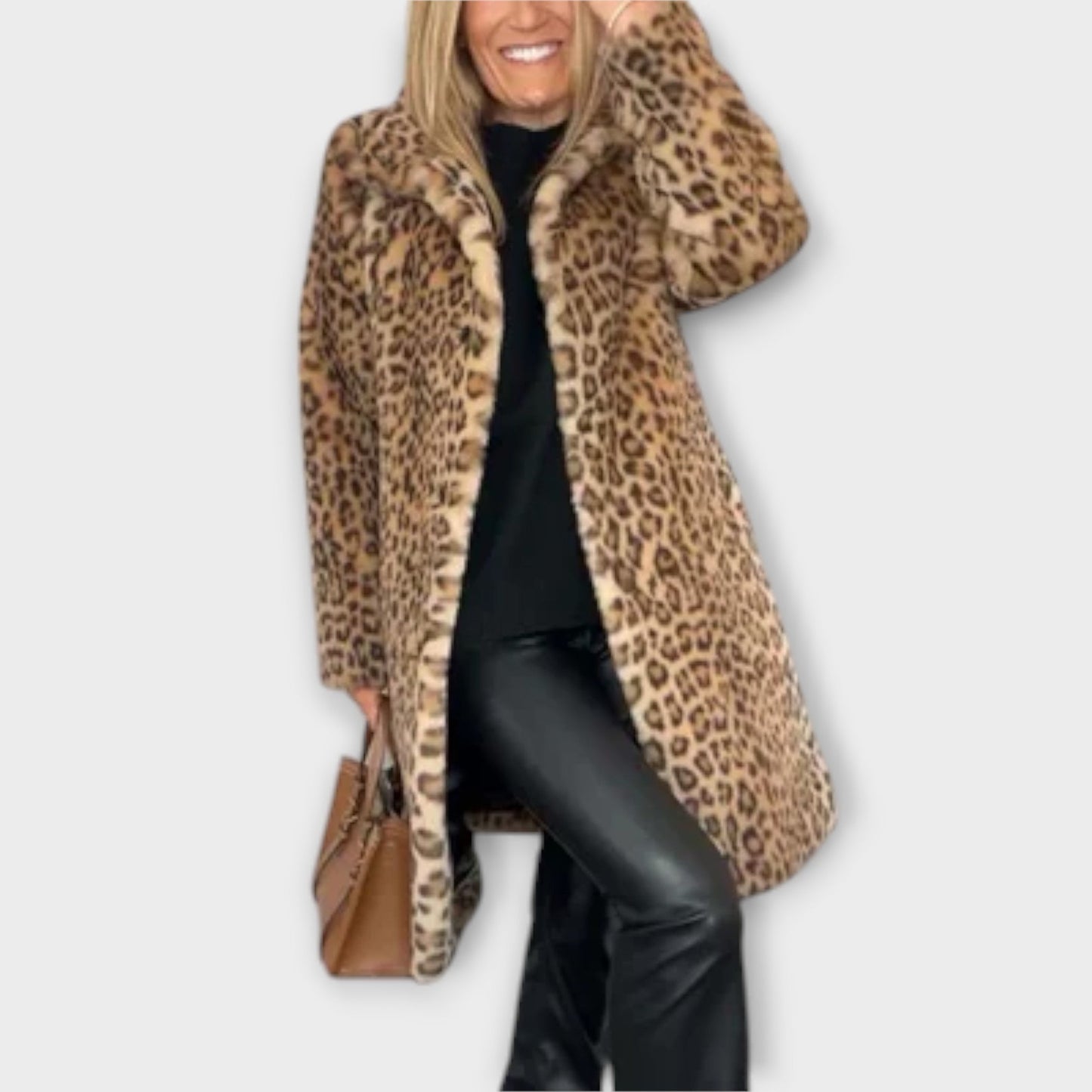Amara | Women's Leopard Print Coat