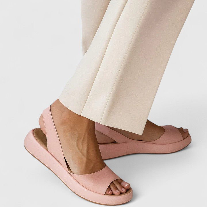 Gloria | Chunky Platform Cushioned Comfort Sling-Back Sandals