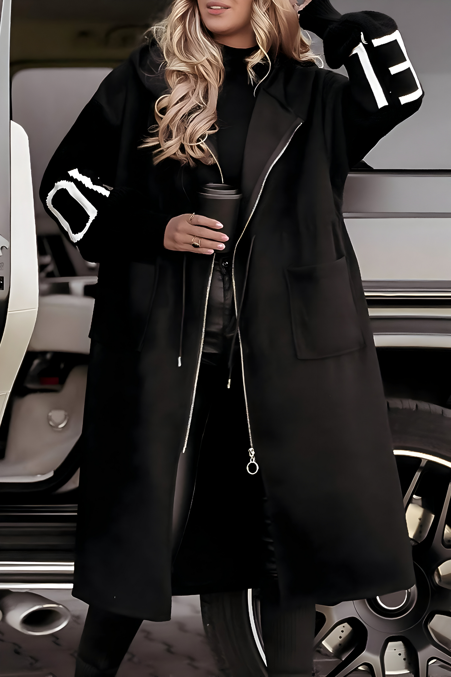 Rosa | Women's Hooded Longline Cardigan Coat
