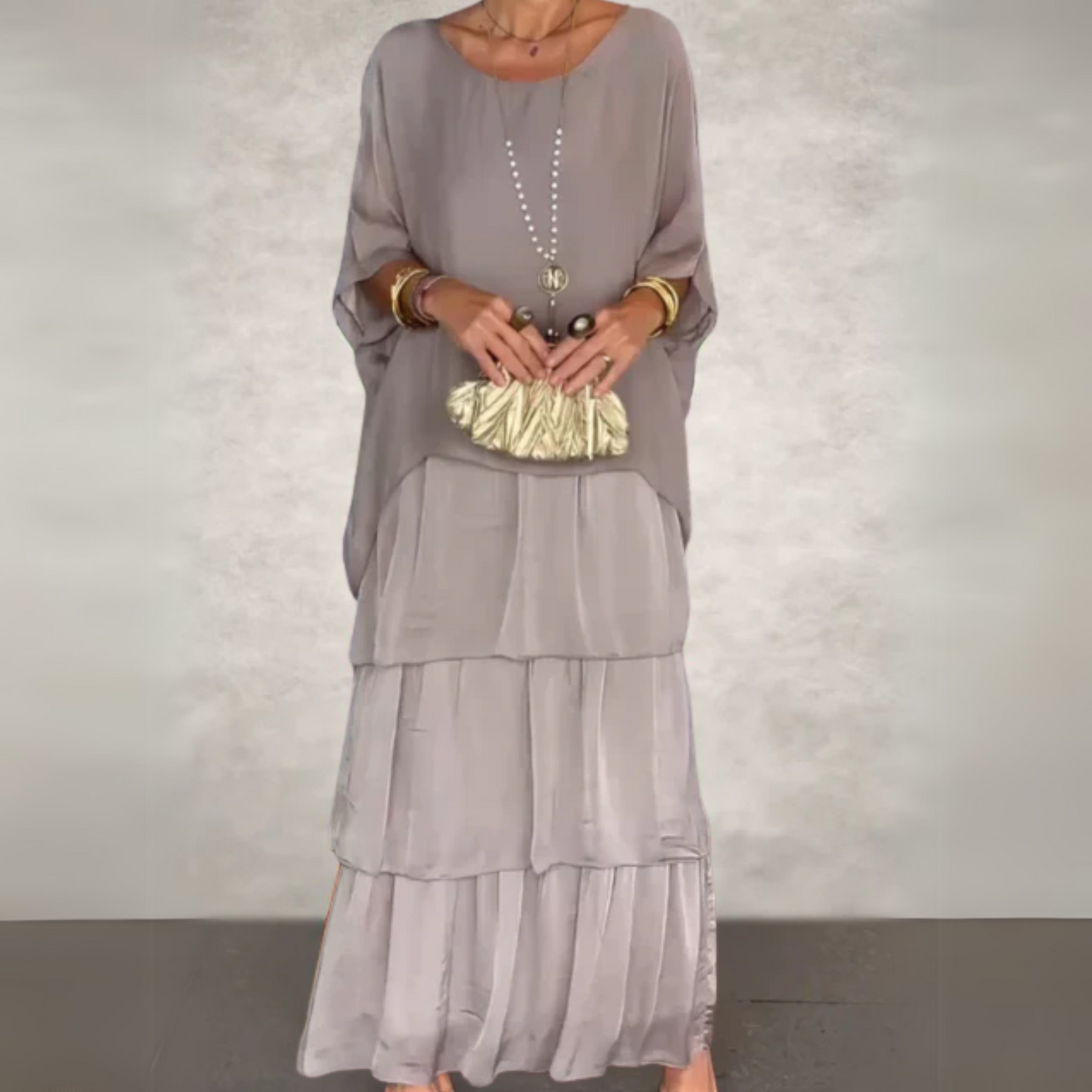 Tia | Tiered Boho Spring Maxi Dress