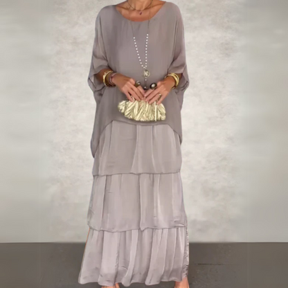 Tia | Tiered Boho Spring Maxi Dress
