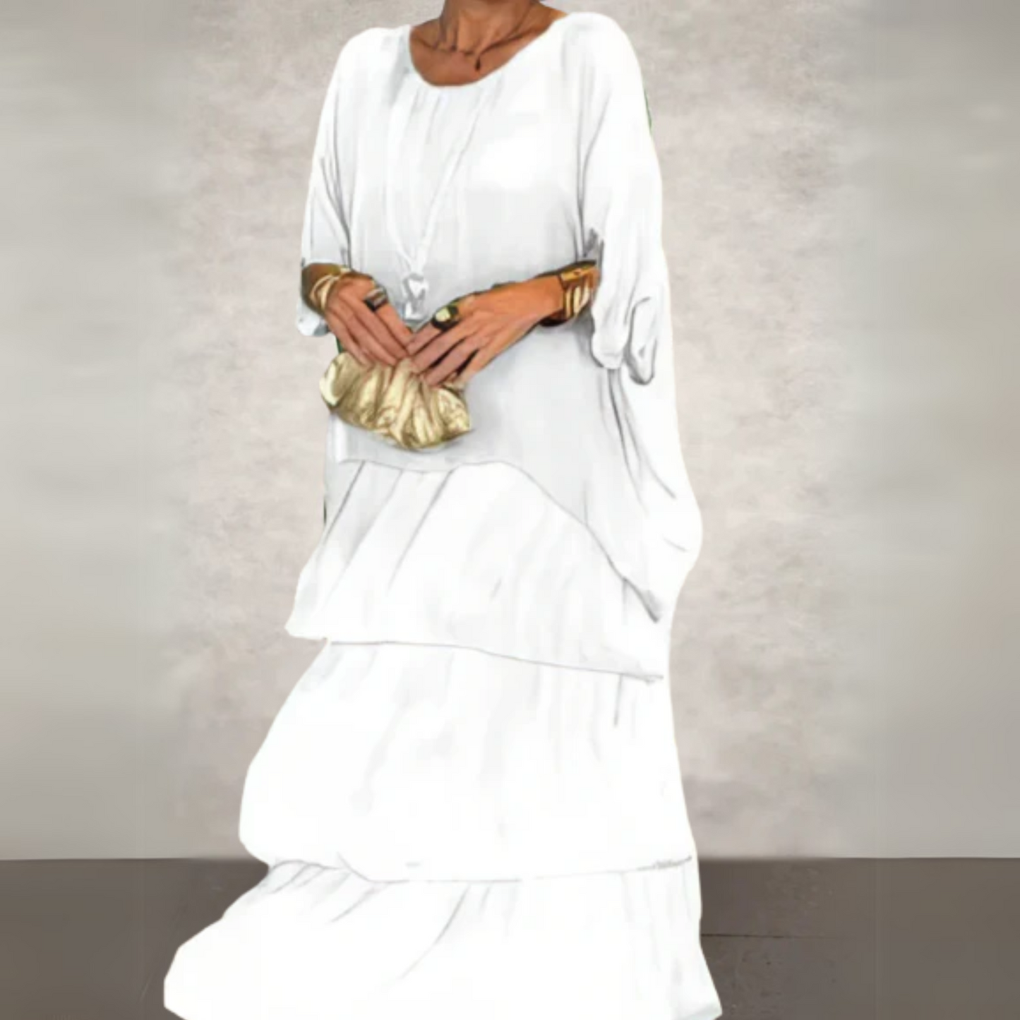 Tia | Tiered Boho Spring Maxi Dress