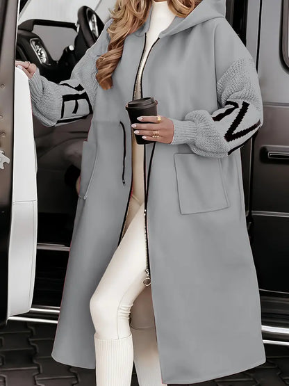 Rosa | Women's Hooded Longline Cardigan Coat