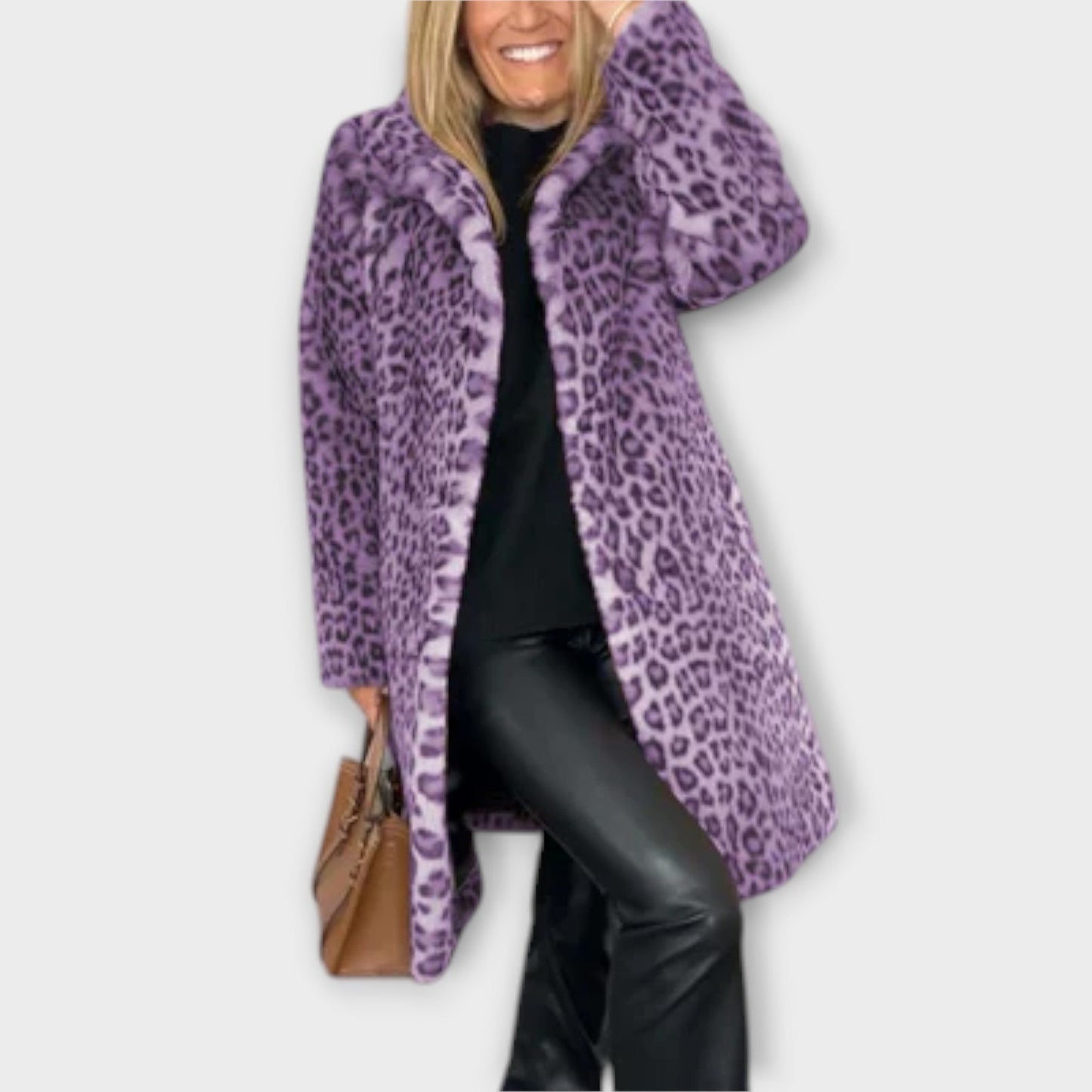 Amara | Women's Leopard Print Coat