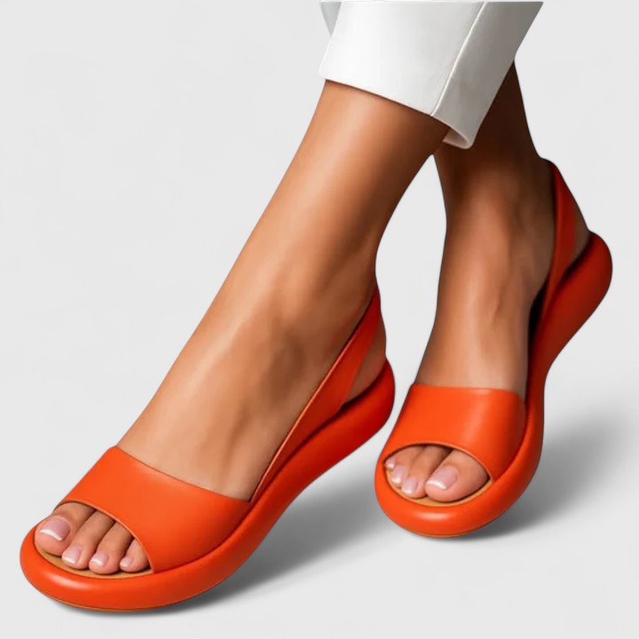 Gloria | Chunky Platform Cushioned Comfort Sling-Back Sandals