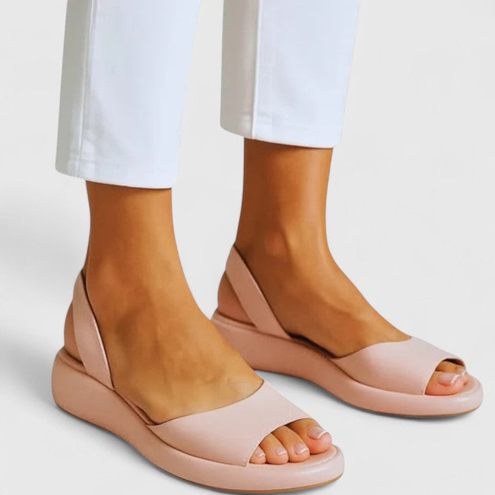 Gloria | Chunky Platform Cushioned Comfort Sling-Back Sandals
