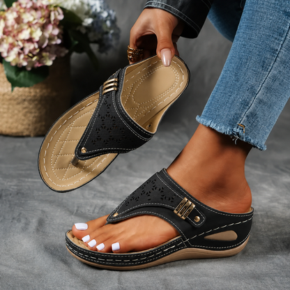 Cushioned Adjustable Comfort Thong Sandals
