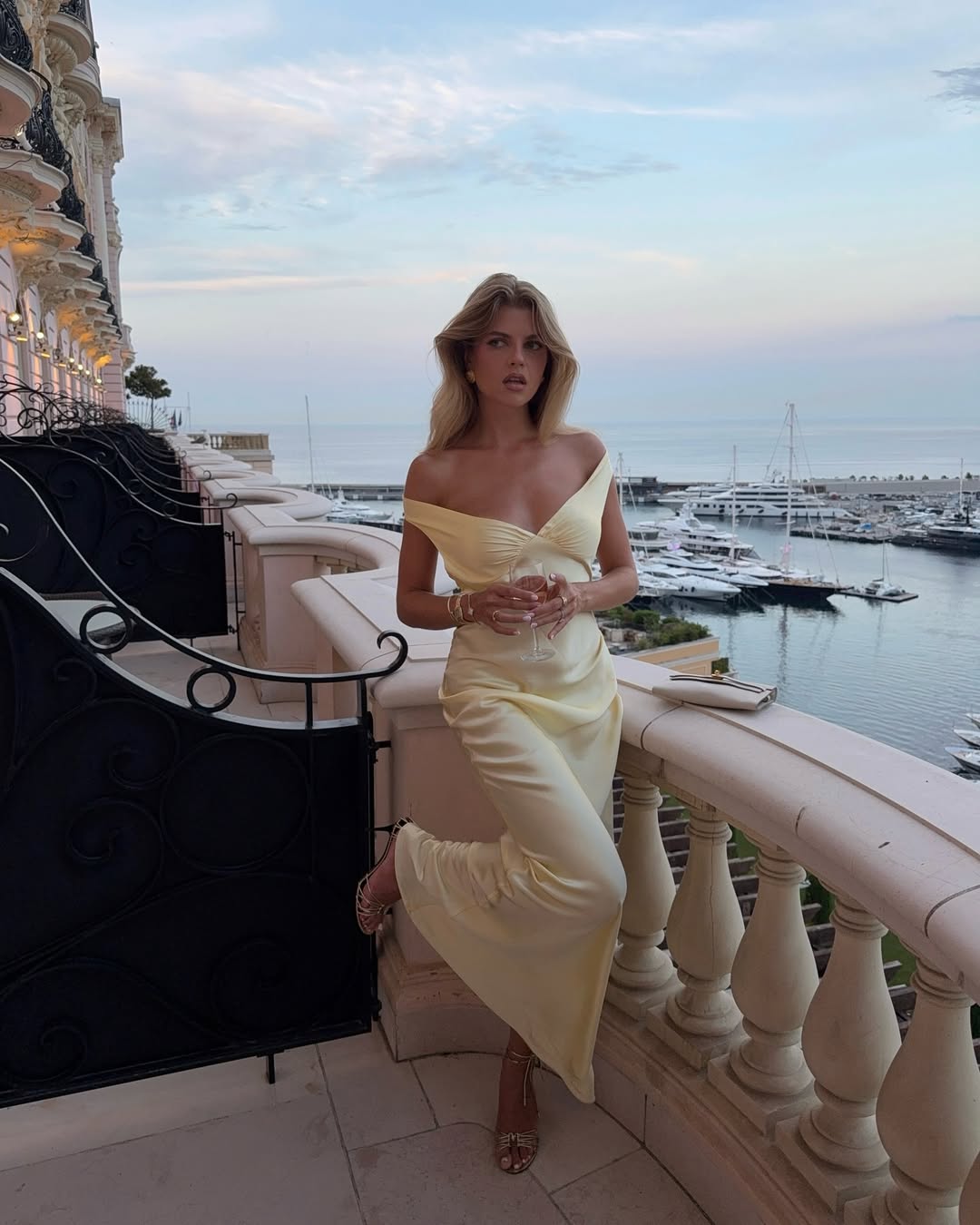 Blaire | Off-Shoulder Ruched Wedding Guest Maxi Dress