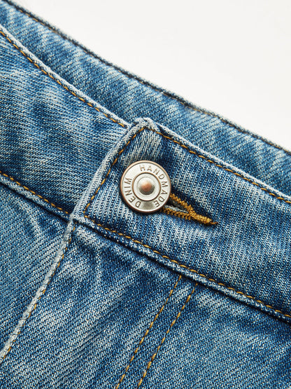 Beatrix | Light Wash High Waisted Wide Leg Jeans