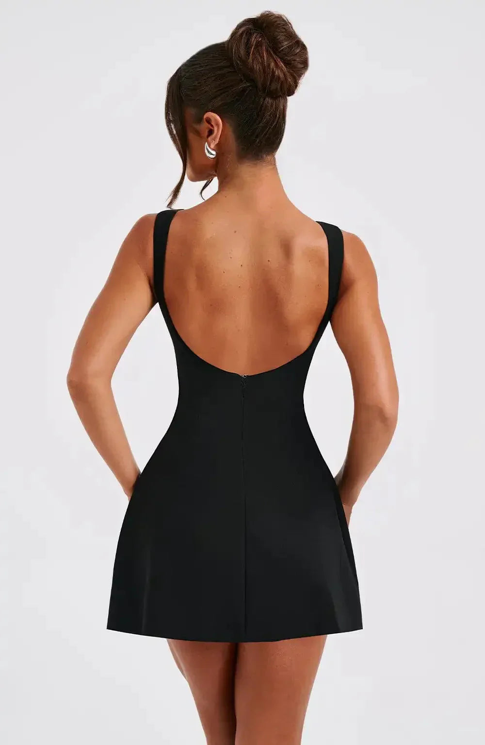 Bianca | Open Back Sleeveless Bodycon Mini Dress