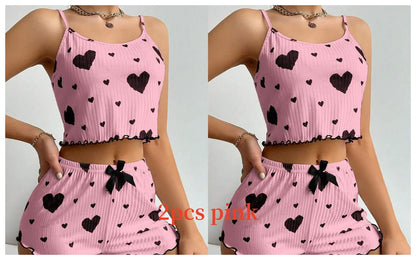 Sweetheart | Heart Print Pyjamas