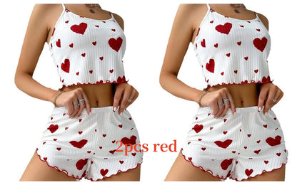 Sweetheart | Heart Print Pyjamas
