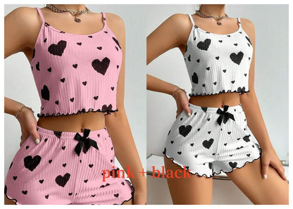 Sweetheart | Heart Print Pyjamas