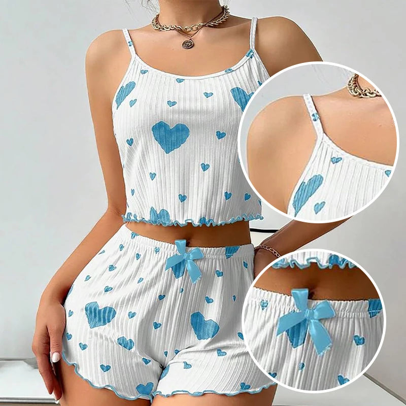 Sweetheart | Heart Print Pyjamas