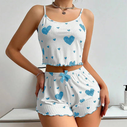 Sweetheart | Heart Print Pyjamas
