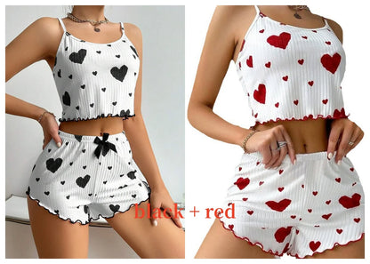 Sweetheart | Heart Print Pyjamas