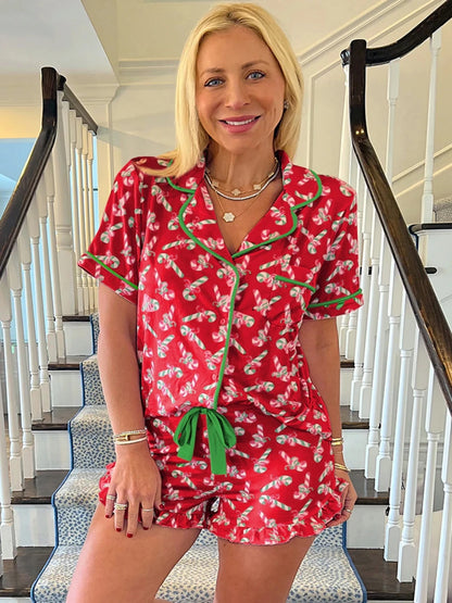 Peppermint | Candy Cane Christmas Pyjamas