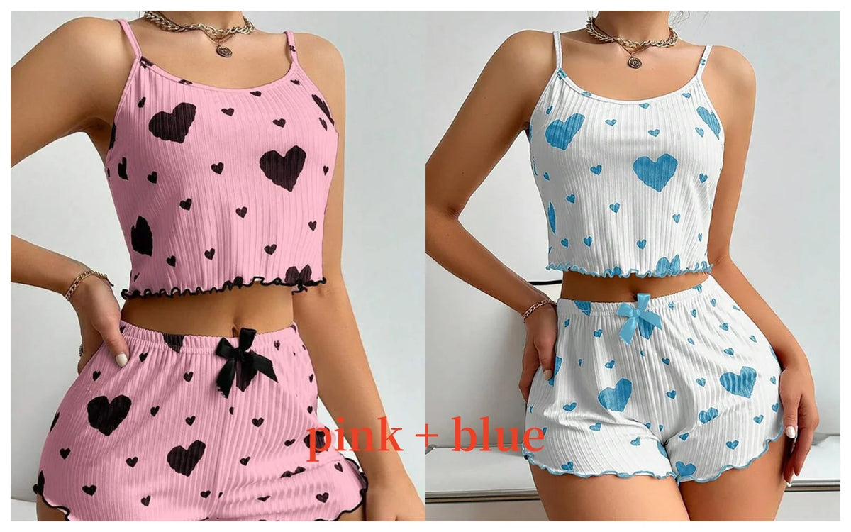 Sweetheart | Heart Print Pyjamas