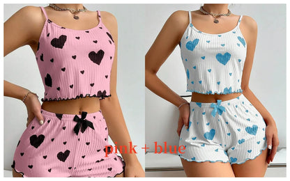 Sweetheart | Heart Print Pyjamas