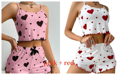 Sweetheart | Heart Print Pyjamas