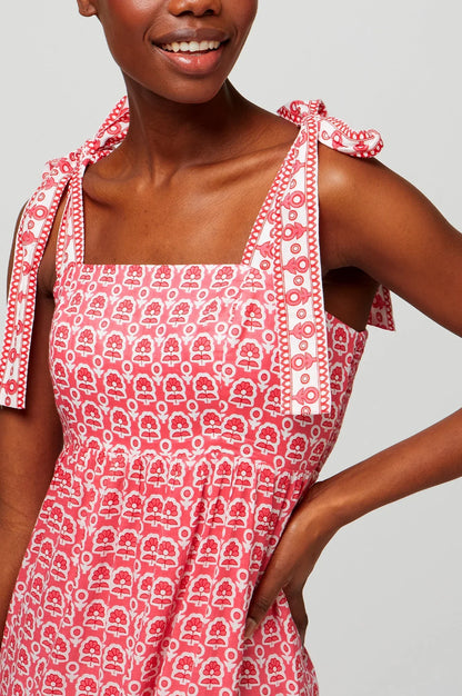 Aur | Eyelet Tiered Maxi Sundress