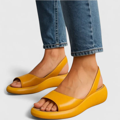 Gloria | Chunky Platform Cushioned Comfort Sling-Back Sandals