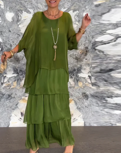 Tia | Tiered Boho Spring Maxi Dress