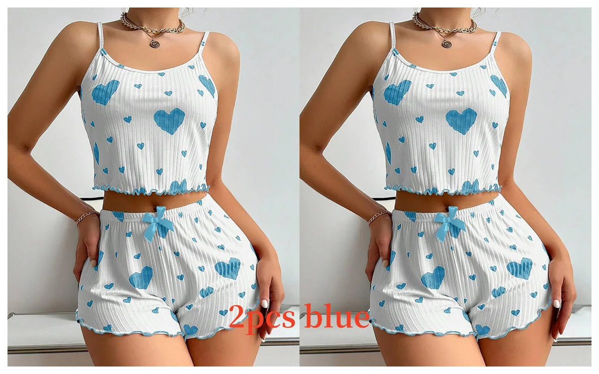 Sweetheart | Heart Print Pyjamas