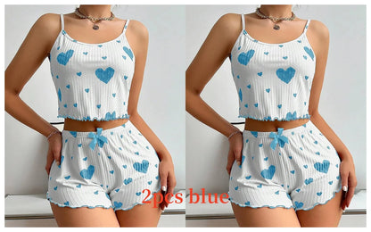 Sweetheart | Heart Print Pyjamas