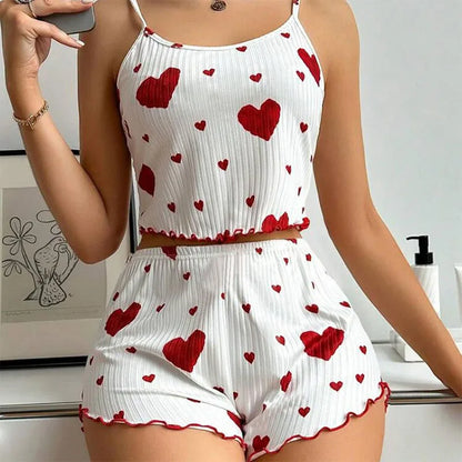 Sweetheart | Heart Print Pyjamas