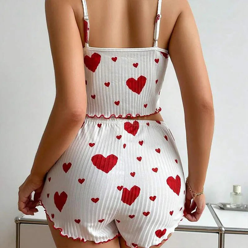 Sweetheart | Heart Print Pyjamas