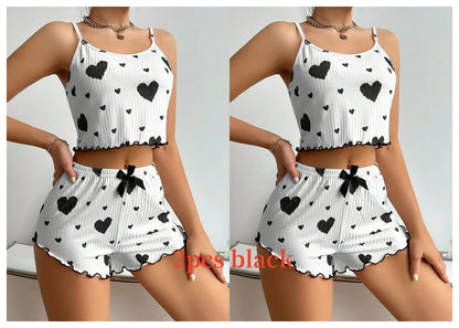 Sweetheart | Heart Print Pyjamas