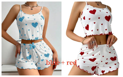 Sweetheart | Heart Print Pyjamas