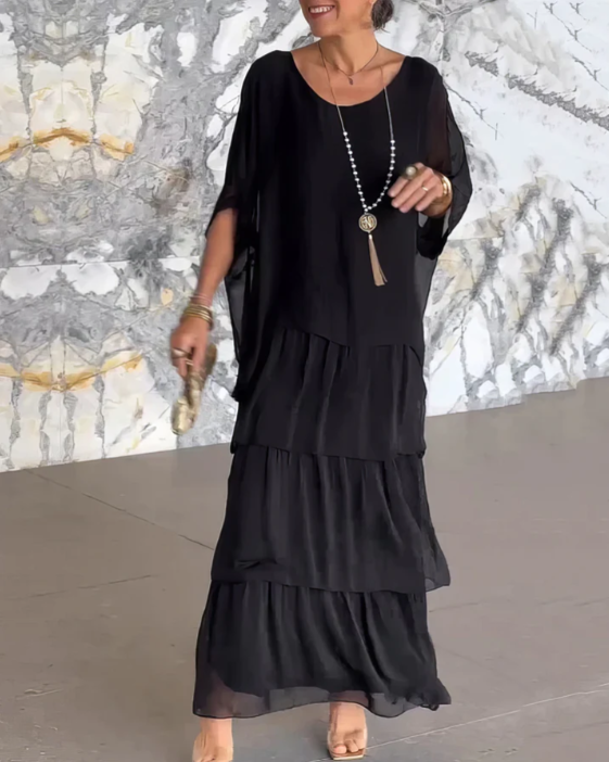 Tia | Tiered Boho Spring Maxi Dress