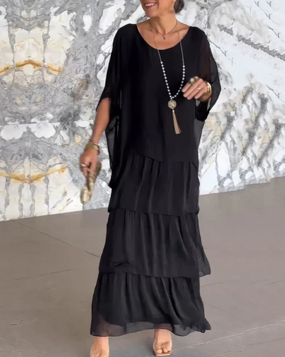 Tia | Tiered Boho Spring Maxi Dress