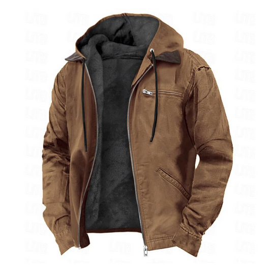 Arthur | Men's Hooded Full Zip Casual Jacket