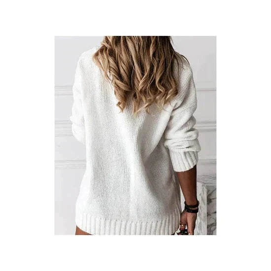Ava | Women's Relaxed Fit V-Neck Jumper