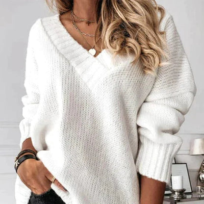 Ava | Women's Relaxed Fit V-Neck Jumper