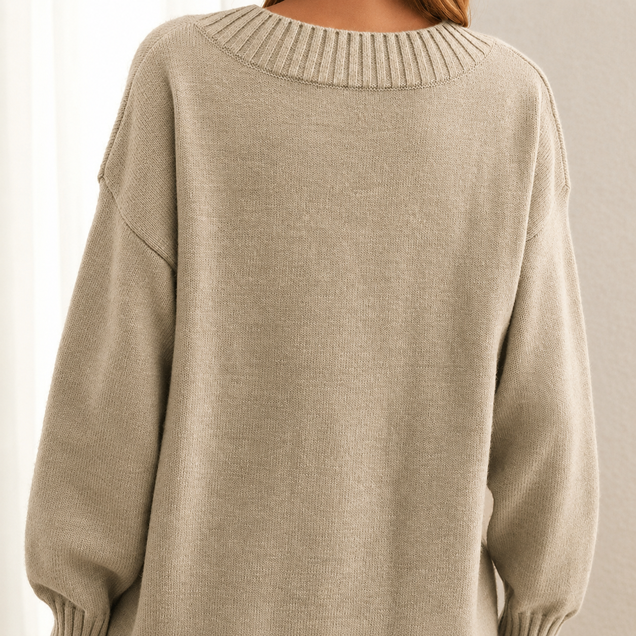 Ava | Women's Relaxed Fit V-Neck Jumper