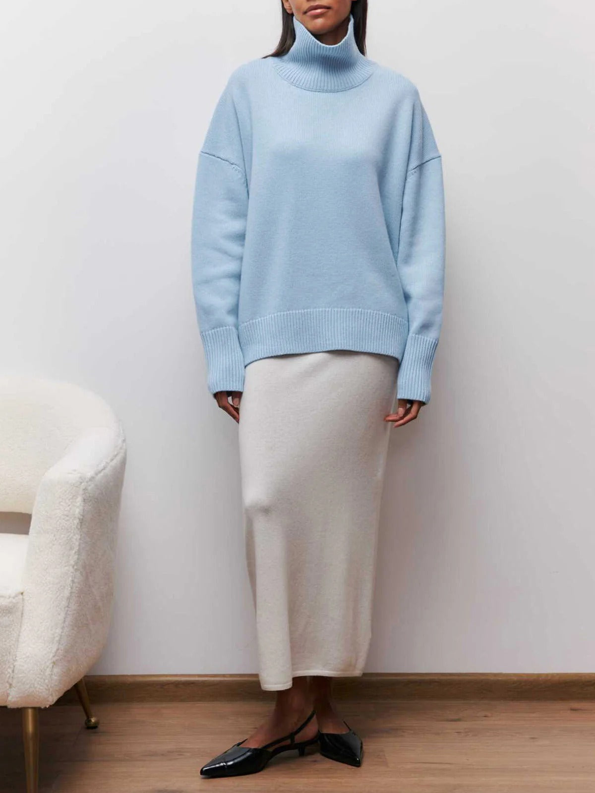 Betty | Women's Oversized Turtleneck Jumper