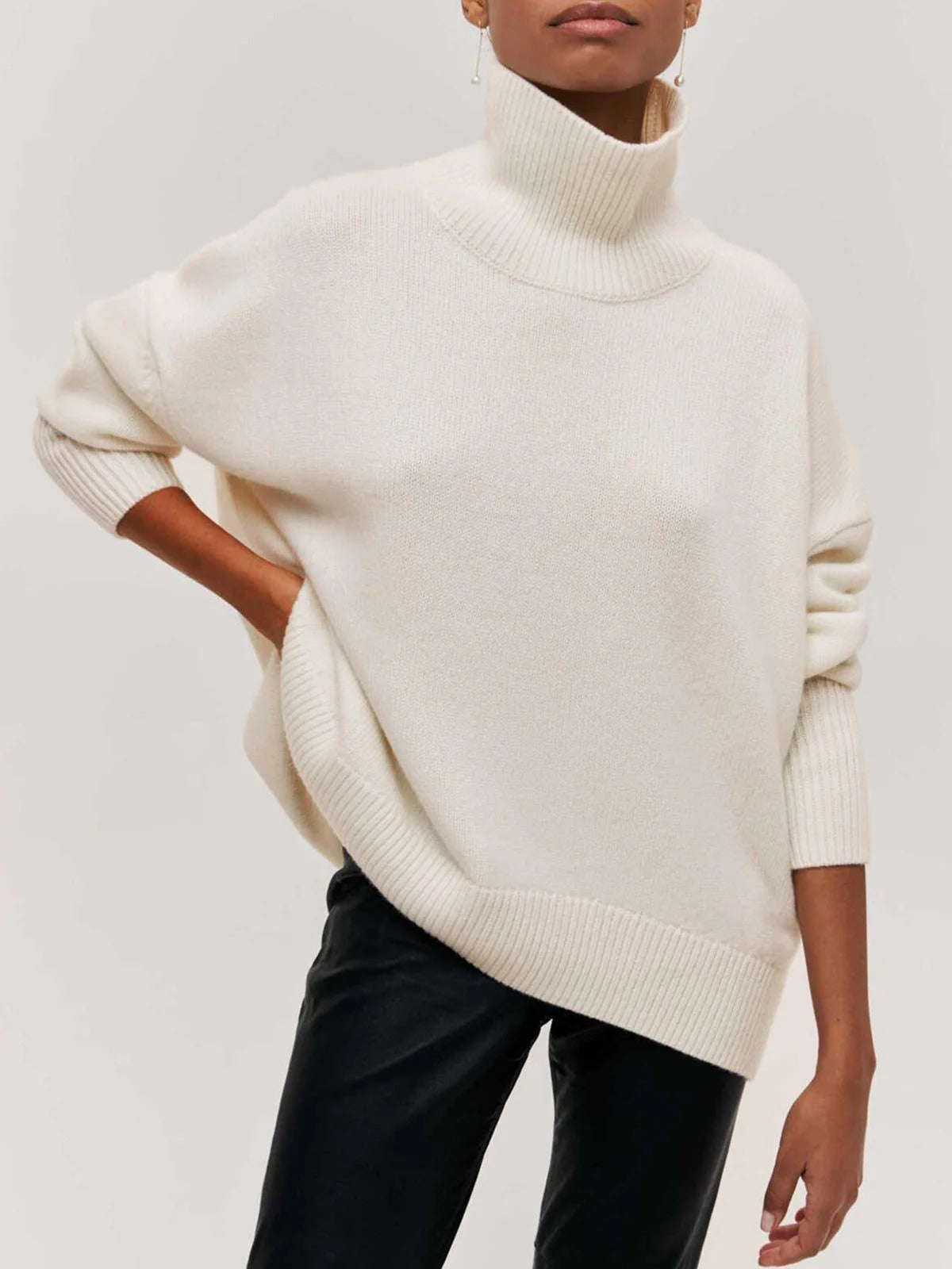 Betty | Women's Oversized Turtleneck Jumper