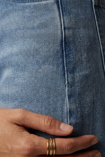 Vivienne | Light Wash High Rise Wide Leg Jeans