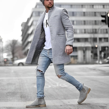 Carson | Men's Slim-Fit Wool Overcoat